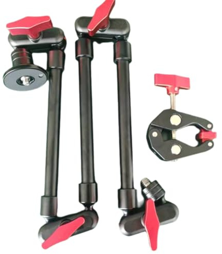 Gishbjka Live Studio Action Platzierungsclip-Ständer, Handy Magic Arm-Ständerbasis, Tablet-Ständerclip