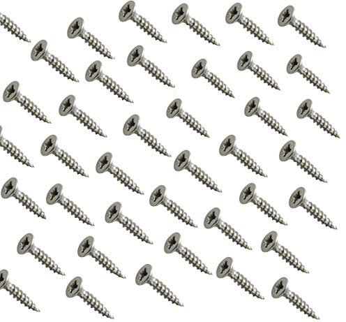 (x500) Vis Bois inox A2 Ø 4mm Entièrement Filetée 13 x Taille Différente (x500) (Ø 4x60mm)