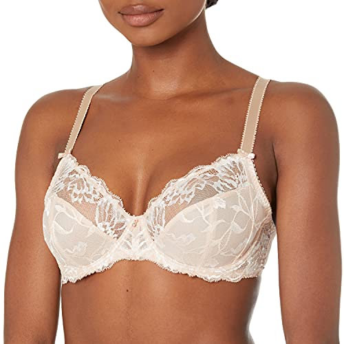 Fantasie Women's Aubree Underwire Side Support Plunge Bra, Natural Beige, 34F