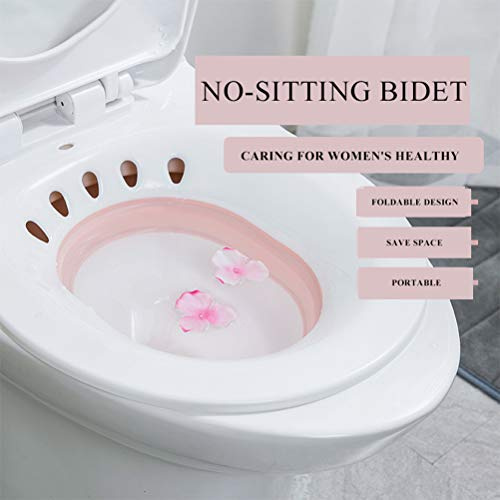 Roexboz Sitz Bath for The Toilet Portable Toilet Bidet Washing aid for Adults, Postpartum Care, Pregnant Women and The Elderly (Approx. 2 liters)