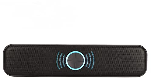 Haut-parleurs D'Ordinateur pour Ordinateur de Bureau, Haut-parleurs PC Stéréo 2 Canaux Alimentés par USB pour, pour PS5, pour et Autres Appareils, Haut-Parleur de