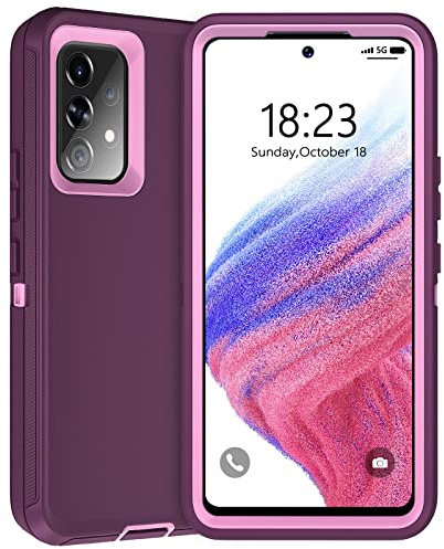 ottpluscase für iPhone 11 Pro Hülle, 360 Grad Schutzhülle Stoßfest Panzerhülle mit Eingebautem Displayschutz Robust Bumper Full Cover Outdoor Case Handyhülle für iPhone 11 Pro (5,8) - Violett