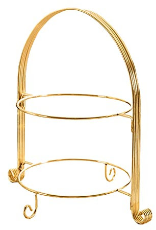 OQHAIR Soporte para Tartas Soporte para Tartas de 2 Niveles para pastelería, Magdalenas, Platos de Frutas, Soporte para postres, Bodas, Fiestas, Magdalenas, postres, decoración del hogar,