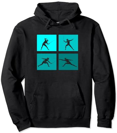 Fechten Game Gamer Fechterin Spiel Fechten Fechter Pullover Hoodie