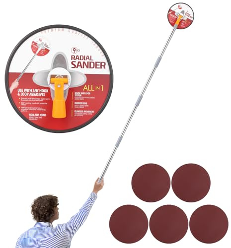 Pole Sander for Drywall, 86Manual Hand Drywall Sander with Extension Pole