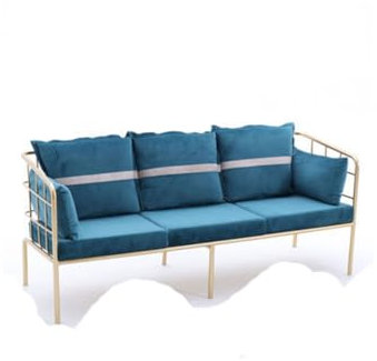 Schlichtes Wohnzimmer-Sofa für kleine Räume, Doppel- und Dreisitzer-Sofa, Stuhl für Schlafzimmer, Balkon und Freizeitbereich (180 cm)