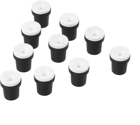 Gettimore Sandstrahldüsen 10 Stück Keramikfutter 2–3,5 mm Lochdurchmesser Sandstrahlspitzen für 21 x 18 mm Ersatzteile (2,5 mm)