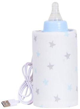 Baby Bottle Keep Warm Cover, copertura isolante USB scaldabiberon borsa scalda latte, manicotto riscaldante da viaggio per il latte, contenitore termico per allattamento, per viaggi, guida, interni,