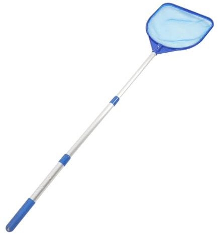 TINEASUR Swimming Pool Net Cleaning Accessory Pool Skimmer Tool Pool Leaf Rake Pool Leaf Skimmer Net Fish Pond Cleaner Pool Skimmer Net Fine Mesh Net Pool Cleaning Equipment Pond Scoop Net