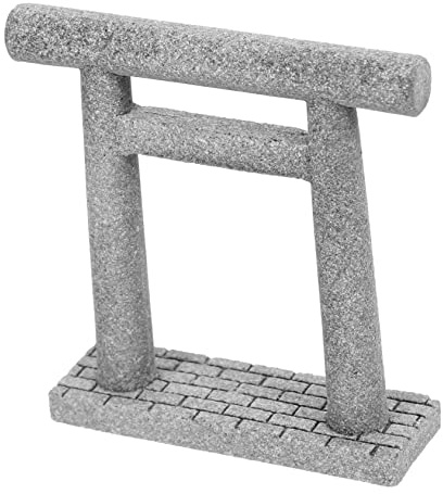 BESPORTBLE Adornos De Piedra para Micropaisaje Decoración De Mini Puertas De Jardín Minidecoración Pequeños Adornos para Puertas