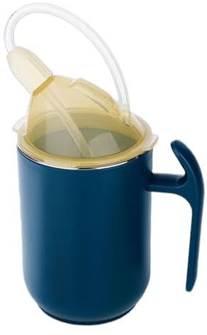 Sippy Cups For Adults - Spill Proof Drinking Cup With Lid And Cup Lightweight Handle | Reusable Cup Design Leak Resistant, BPA Free Travel Mug, D Cup