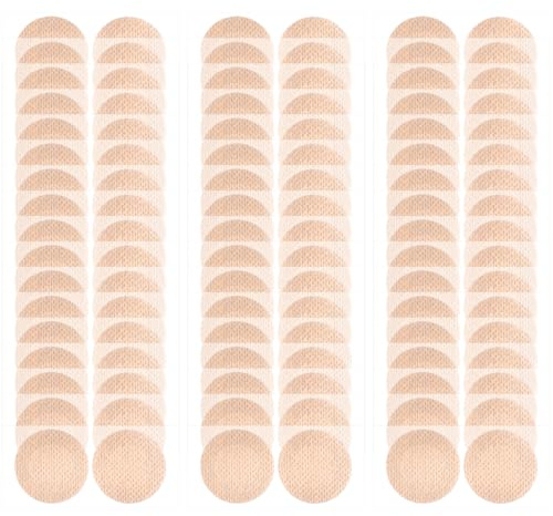 Ymapinc 100 Stück Nippelpads Men Anti-Reibung Sport Nipple Cover 4,5cm Atmungsaktive Nipple Patches Herren Schweißfest und Komfort für Laufen Fitness Tägliches Tragen