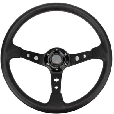 Volante Sportivo Auto, Volante a Calice Volanti da corsa for auto in PU Volante sportivo universale 14 pollici