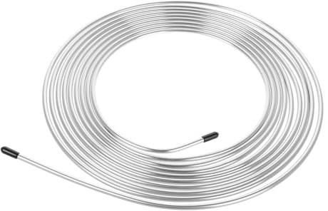 Hemobllo Tuyau de Frein Flexible Alliage Cuivre Nickel Tube de Frein Robuste et Étanche Mètres Installation Facile pour Systèmes de Hydraulique et Transmission Automobiles