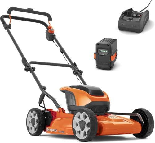 Husqvarna LB 144i Akku-Mulchrasenmäher inkl. Akku & Ladegerät | 44cm BioClip, leicht für kleine und mittlere Gärten inkl. Akku & Ladegerät