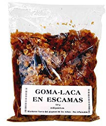 Gomme laque en écailles 100 g ABTN desséchée