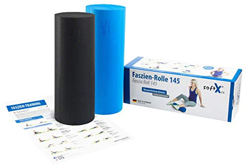 Sport-Tec softX® Faszien-Set Rolle 2-TLG., Rolle 145, blau/schwarz