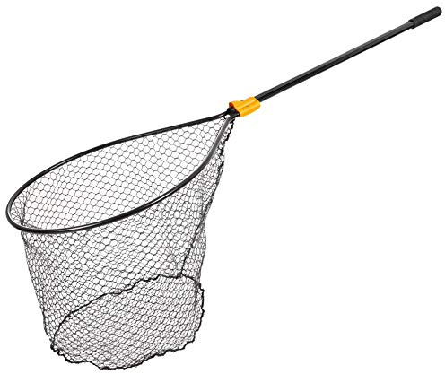 Frabill Conservation Slide Handle Net | Teardrop Hoop Size: 17 X 19 | Sliding Handle: 36 | Netting: Tangle-Free Micromesh | Net Depth: 16