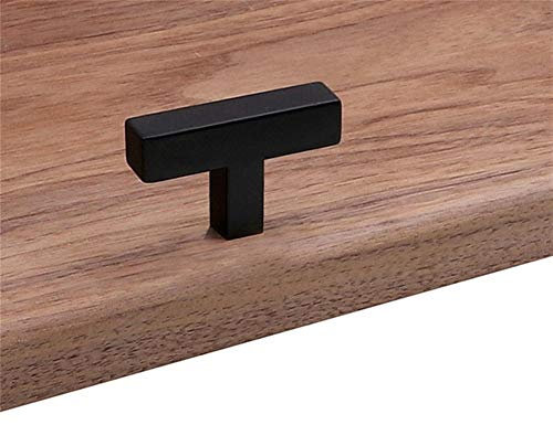 Pangyoo PYouo-Schrankgriffe Schrank Schrank Fach zieht, Modern Schwarz Schrank-Handgriff, Quadratisch Möbelbeschläge, Edelstahl-Küche-Türgriffe Schrank Hardware (Color : 50mm)