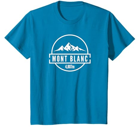 Mont Blanc, Alpes, Montagne, Minimaliste T-Shirt