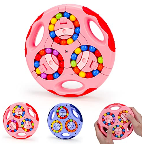Spiele ab 6 7 8 9 10 Jahre Mädchen: IQ Puzzle Geschenke für Mädchen 5-12 Jahre Spielzeug Geschicklichkeitsspiele Magic Beans Angst Linderung Spielzeug ab 6-8-11 Kinder Teens Erwachsene Fidget Toys