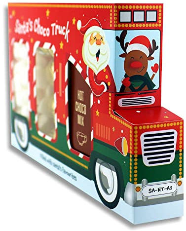 Trixie's Winter Choco Truck - Trinkschokolade, Marshmallows & goldene Schoko-Pralinen - 125g