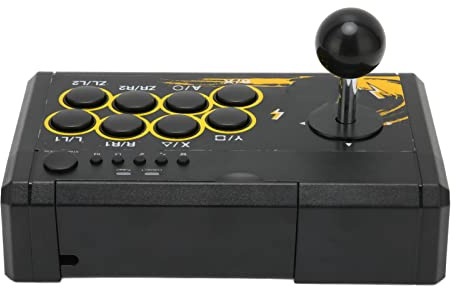 Controlador de Juego de PC con Cable USB Joystick de Juego con Cable Retro Arcade Fighting Controller Consola de Juegos Gamepad para PS3 para PS4 para Switch PC Double The Comfort