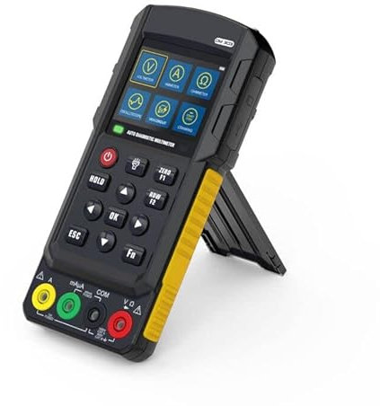 LUTIFIX Oscilloscope Multimètre Portable, DM303 Car Diagnostic Universal Multimeter Analog Signal Frequency Line Detector Test Pen, Measure AC/DC Voltage and Current, oscilloscope