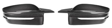 Seitenspiegel Rückspiegelgehäuse 2 Pecies Real Dry Carbon Fiber Spiegel Abdeckungen Cap Auto Rückansicht Seitentür Fall Ersatz Für BMW G20 G28 G22 G23 G26 G42 LHD Außenspiegelabdeckungen (Color : M-P