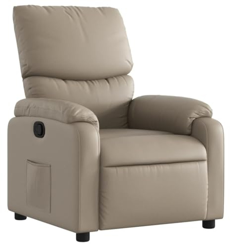vidaXL Relaxsessel Cappuccino-Braun Kunstleder