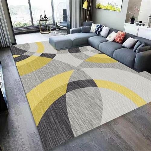 RUGMRZ Babyzimmer Teppich Mädchen Moderne Abstraktion Teppich waschbar grau Teppich babyzimmer Dekoration Wohnung babyzimmer Teppich mädchen Teppich Waschbar In Waschmaschine80x120CM