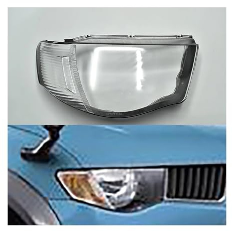 Car Headlights For Mitsubishi L200 Triton 2005-2010 2011 2012 2013 2014 Headlight Cover Headlamp Lens Car Light Glass Replacement Front Lampsha Auto Shell Car Head Lamp