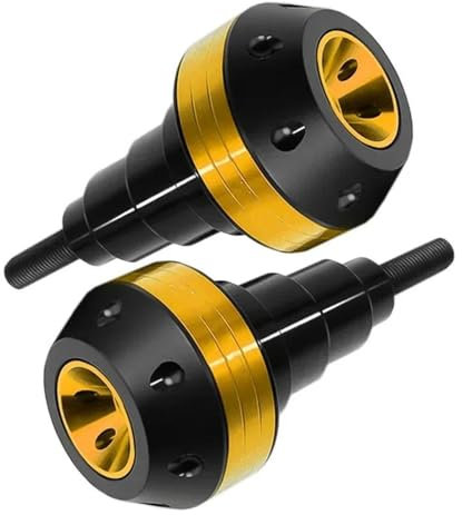 VAHAKKRMVM Motorrad-Sturzschutz Für Z1000 Z900 RS Z650 ZX10R ZX6R Motorrad-Sturzschutz Sturzpads(Gold)
