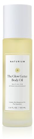 Naturium The Glow Getter Body Oil, Multi-Oil for Intense Nourishment, Hydrating & Moisturising Formula, Vegan 3.4 OZ / 100 ML