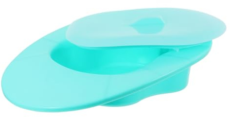 Beaupretty Inodoro Tapa Grande Para Pacientes Postrados Cama Urinario Portátil Resistente Para Hombres y Mujeres Mayores Diseño De Orinal Cómodo Color Verde