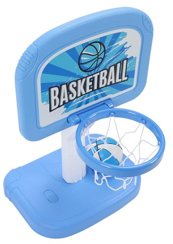 SIXRUN Multifunktionales Pool-Basketballkorb-Set mit Leuchtenden Farben für, Einfach Zusammenzubauendes Poolspiel für Eltern-Kind-Interaktion