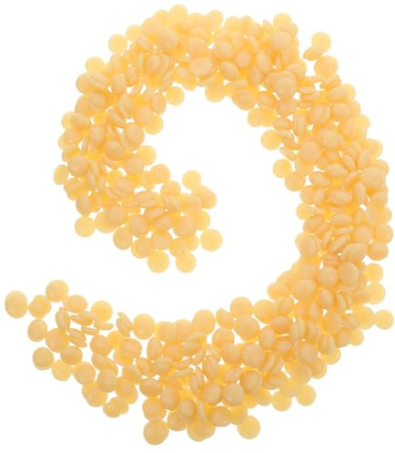 Beaupretty Honig Warmwachsperlen für Damen Gesicht und Körper Haarentfernung Wax Beans Sanft Hautfreundlich für Arme Beine Achseln DIY Enthaarung bei Allen Hauttypen