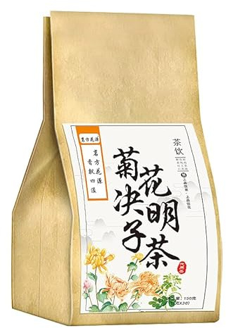 Chrysanthemen-Kassiasamen-Tee, Kräutertee, mit Gerstentee, Cassiasamen, Geschenke für Teetrinker, 150 g, 30 Teebeutel