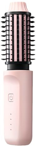 Brosse pour fer à friser – Quatre réglages de température | Peigne à lisser chaud de voyage, pour salon de coiffure, maison de voyage, salle de bain, coiffeuse, femmes et hommes
