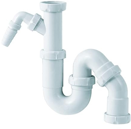 Jimten s-71 - Sifon curvo extensible s71 divisora toma auxiliar 1.1/2