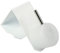 dekondo 2 ganchos decorativos para barras de cortina, barras de cortina, visillos (tanto laterales como superiores) (15-20 mm de grosor de ventana, blanco)