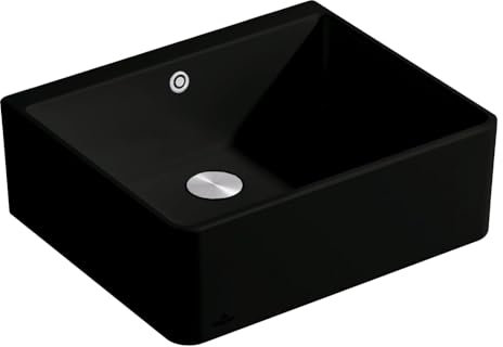 Villeroy & Boch Spülstein 60 X - 6360 02 S5 Ebony Keramikspüle Excenterbetätigung