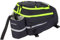 VAUDE Silkroad L Fahrradtasche Gepäckträgertasche 9+2l (Black-Lime SE, Einheitsgröße)