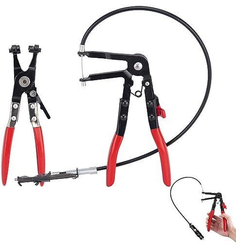 shockassist Shockassist 2 Piezas Alicates para Abrazaderas de Mangueras Flexibles Alicates Abrazaderas Coche con Cable de Alambre 65 cm para Manguitos del Coche para Radiador, Resortes, Tuberías