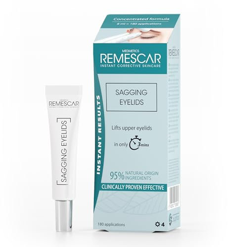 Remescar Palpebre Cadute 8ml - Crema Effetto Lifting Per Ridurre le Borse Clinicamente Testata - Crema Occhi