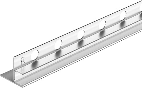 Balneo Glasprofil Gefälleprofil, Edelstahl AISI 304, 120 cm, rechts | Edelstahl AISI 304, Anschluss an Glas, für bodengleiche Duschen, kürzbar, Länge 120 cm, 2 J. Garantie