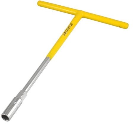 RTRCAGAKM 8mm 10mm Rubber Coated Hexagon Wrench T Handle Hex Allen Key Wrench Spanner T Type Socket Wrench Spanner Tool Repair Tools(8mm)