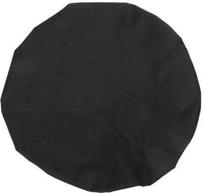 Toyvian Housse Ignifugée pour Foyer Extérieur Rond Housse Hivernage pour Cheminée à Gaz Noire Protection la Pluie
