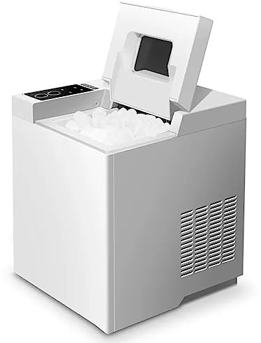ismaskin Elektrisk ismaskin, kommersiell ismaskin, 33 kg/dag, perfekt for restauranger, barer, hem och kontor bänkskiva ismaskin