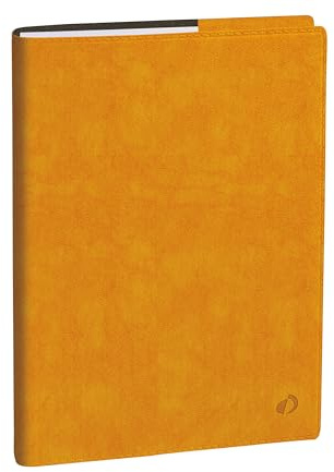 Quo Vadis 016677Q Kalender Präsident italienische Sprache Jahr 2026 Farbe Safran Format A4 21c27 cm Wochenansicht 13 Monate Dezember - Dezember weißes Papier mit Adressbuch abnehmbarer Einband aus